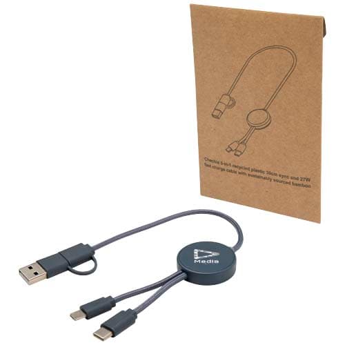 Citala kabel do synchronizacji danych i szybkiego ładowania 5 w 1 27 W o długości 30 cm z tworzyw sztucznych pochodzących z r