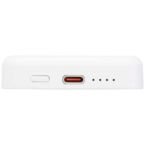 Acrab magnetyczny bezprzewodowy powerbank o pojemności 5000 mAh i mocy 15 W z technologią PD 20 W — wykonany z tworzyw sztycz