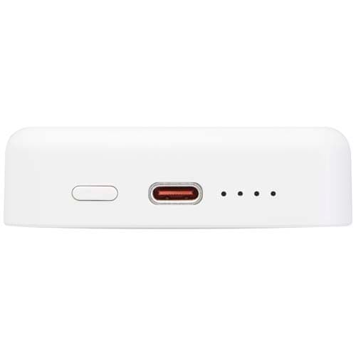 Acrab magnetyczny bezprzewodowy powerbank o pojemności 10 000 mAh i mocy 15 W z technologią 20 W PD — wykonany z tworzyw sztu