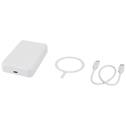 Acrab magnetyczny bezprzewodowy powerbank o pojemności 10 000 mAh i mocy 15 W z technologią 20 W PD — wykonany z tworzyw sztu