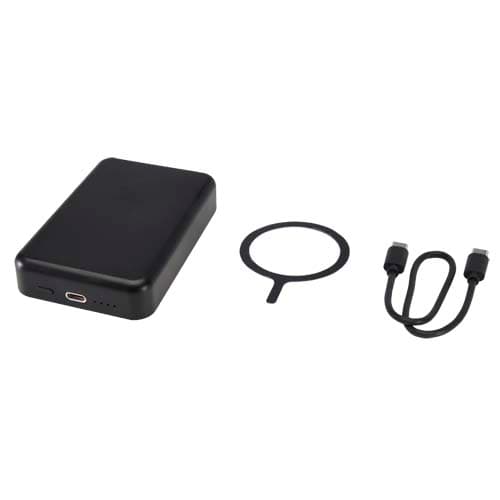 Acrab magnetyczny bezprzewodowy powerbank o pojemności 10 000 mAh i mocy 15 W z technologią 20 W PD — wykonany z tworzyw sztu