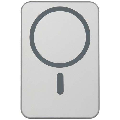 Powerbank Avis 10 000 mAh z recyklingowanego aluminium, z wbudowanym magnesem