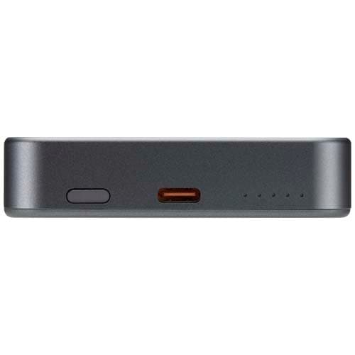 Powerbank Avis 10 000 mAh z recyklingowanego aluminium, z wbudowanym magnesem