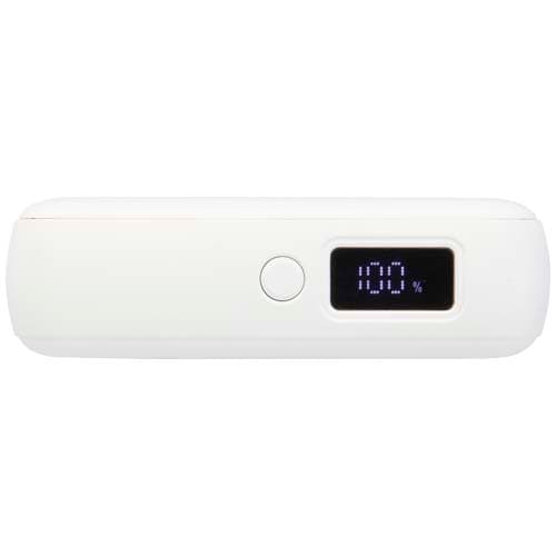 Acrux powerbank do tabletu o pojemności 10 000 mAh i mocy 35 W z wbudowanym kablem typu C - wykonany z tworzyw sztucznych poc