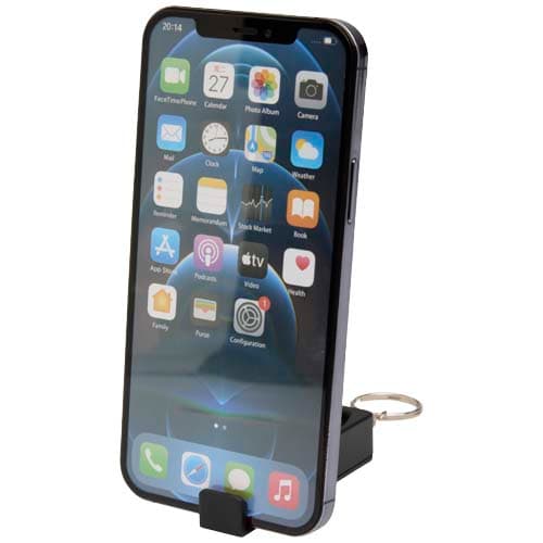 Aggia podstawka pod telefon z recyklingowanego tworzywa sztucznego z sensoryczną zabawką antystresową