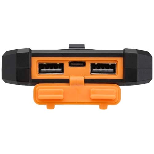 Altair wytrzymały powerbank o pojemności 5000 mAh i mocy 10 W, wykonany z tworzyw sztucznych pochodzących z recyklingu, z wbu