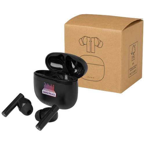 Alterf zestaw słuchawkowy True Wireless z technologią Bluetooth® z tworzyw sztucznych pochodzących z recyklingu i silikonowym