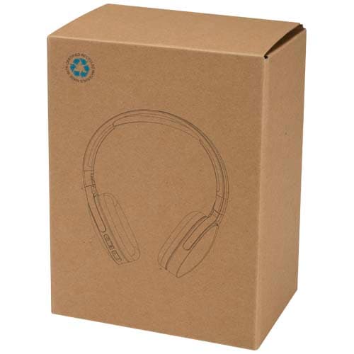 Ancha bezprzewodowy zestaw słuchawkowy Bluetooth® wokółuszny z tworzyw sztucznych pochodzących z recyklingu