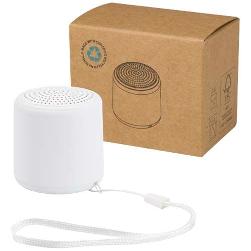 Velkis głośnik bezprzewodowy Bluetooth® o mocy 3 W z tworzyw sztucznych pochodzących z recyklingu