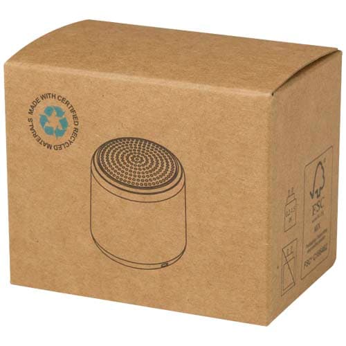 Velkis głośnik bezprzewodowy Bluetooth® o mocy 3 W z tworzyw sztucznych pochodzących z recyklingu