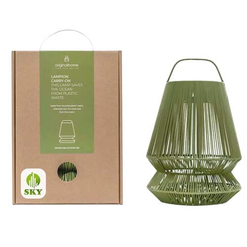 Originalhome Lampion przenośny abażur z recyklingu