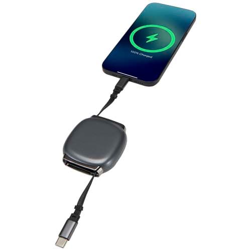 Alphard – zwijany kabel do CarPlay, 100 W, z recyklingowanego plastiku, obsługa szybkiego ładowania PD