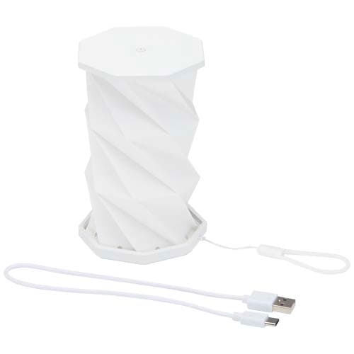 Celestia - rozkładana lampka stołowa wykonana z tworzywa sztucznego pochodzącego z recyklingu
