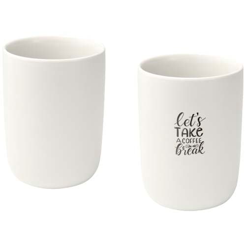 Male kubki ceramiczne o pojemności 350 ml - zestaw 2 sztuk