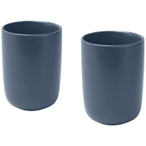 Male kubki ceramiczne o pojemności 350 ml - zestaw 2 sztuk