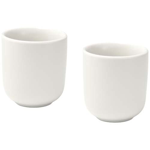 Male filiżanki ceramiczne do espresso o pojemności 90 ml - zestaw 2 sztuk