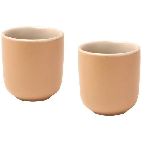 Male filiżanki ceramiczne do espresso o pojemności 90 ml - zestaw 2 sztuk