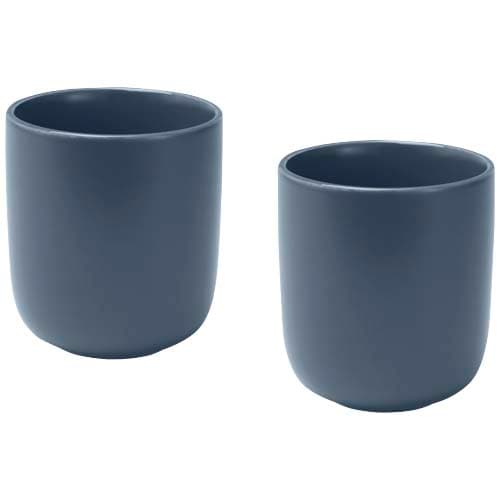 Male kubki ceramiczne o pojemności 200 ml - zestaw 2 sztuk