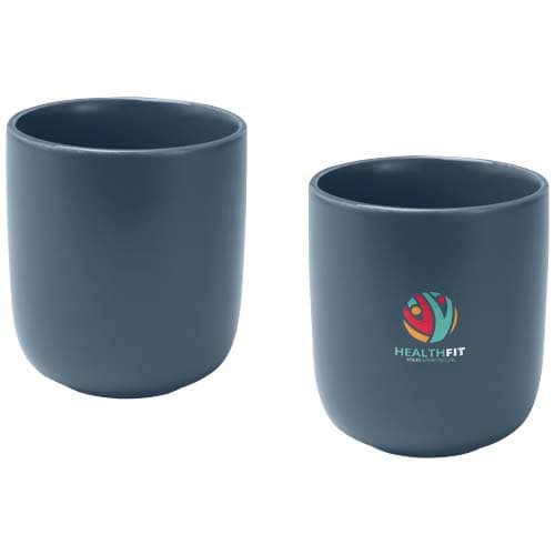 Male kubki ceramiczne o pojemności 200 ml - zestaw 2 sztuk