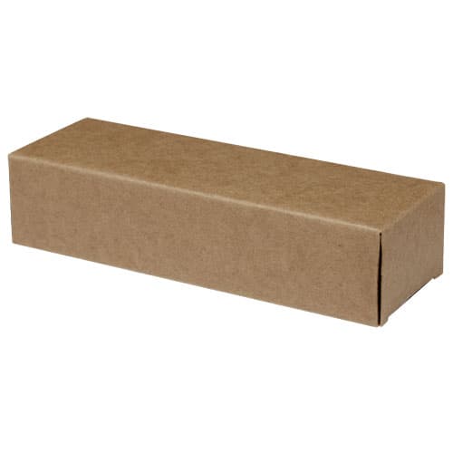 Lustrzane okulary przeciwsłoneczne wykonane z plastiku PET z recyklingu/drewna Hiru z polaryzacją w pudełku upominkowym