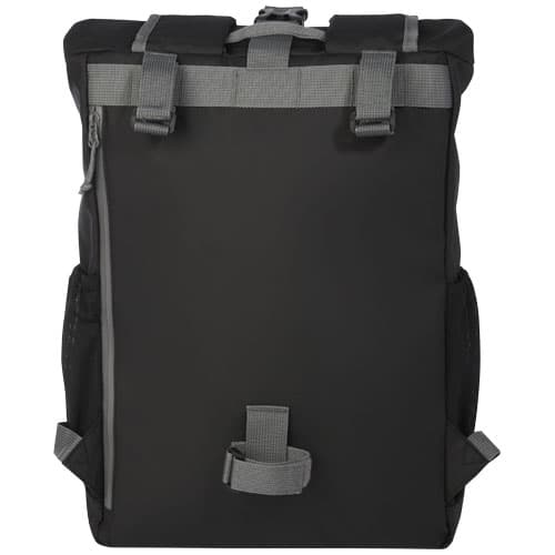 Aqua wodoodporna torba rowerowa o pojemności 20 l na 15-calowego laptopa wykonana z materiałów z recyklingu z certyfikatem GR