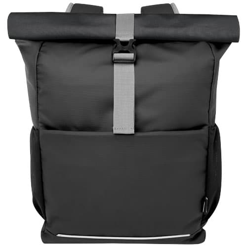 Aqua wodoodporna torba rowerowa o pojemności 20 l na 15-calowego laptopa wykonana z materiałów z recyklingu z certyfikatem GR