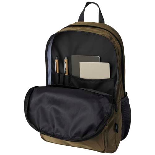 Trend Plus plecak na laptopa o przekątnej 15-cali o pojemności 20 l wykonany z materiałów z recyklingu z certyfikatem GRS