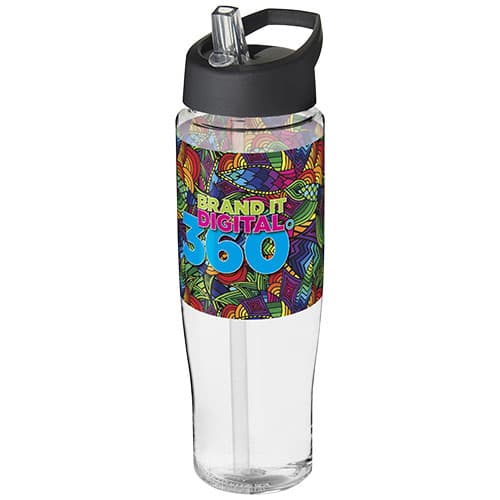 Bidon H2O Tempo® o pojemności 700 ml z wieczkiem z słomką