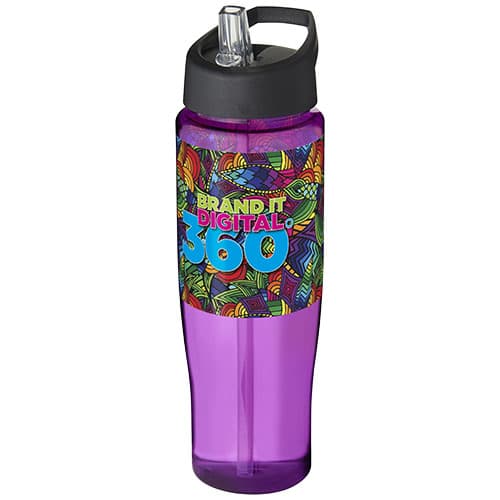 Bidon H2O Tempo® o pojemności 700 ml z wieczkiem z słomką