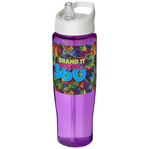 Bidon H2O Tempo® o pojemności 700 ml z wieczkiem z słomką