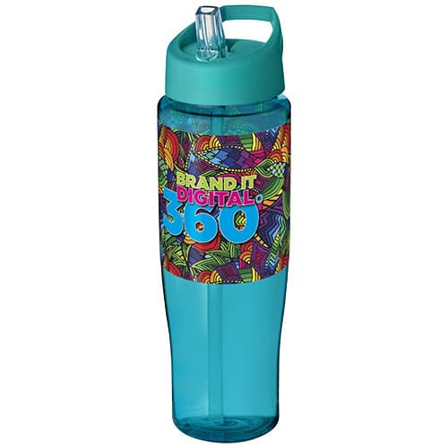 Bidon H2O Tempo® o pojemności 700 ml z wieczkiem z słomką