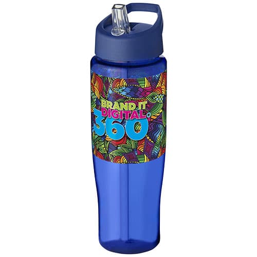 Bidon H2O Tempo® o pojemności 700 ml z wieczkiem z słomką