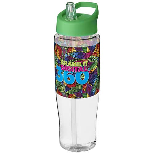 Bidon H2O Tempo® o pojemności 700 ml z wieczkiem z słomką
