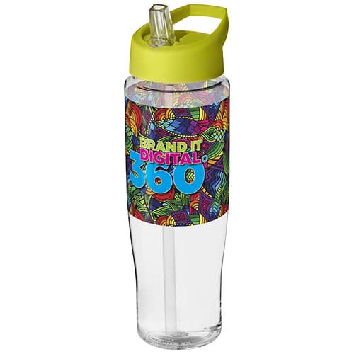 Bidon H2O Tempo® o pojemności 700 ml z wieczkiem z słomką