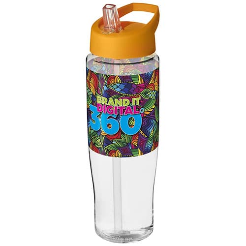 Bidon H2O Tempo® o pojemności 700 ml z wieczkiem z słomką