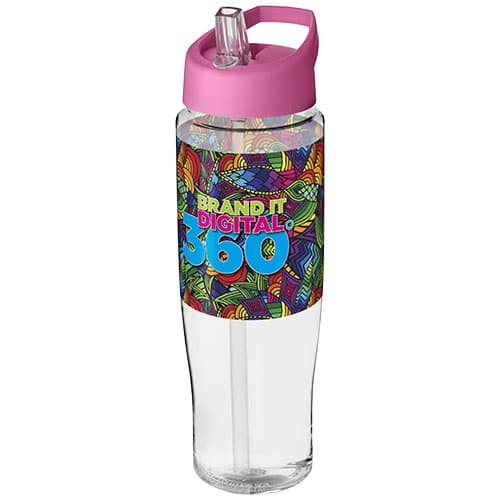 Bidon H2O Tempo® o pojemności 700 ml z wieczkiem z słomką