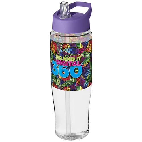 Bidon H2O Tempo® o pojemności 700 ml z wieczkiem z słomką