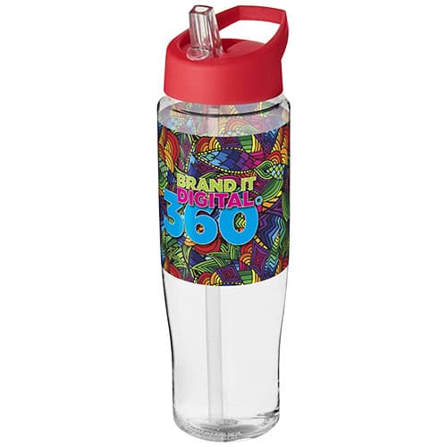 Bidon H2O Tempo® o pojemności 700 ml z wieczkiem z słomką