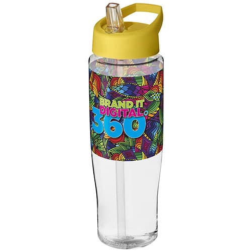 Bidon H2O Tempo® o pojemności 700 ml z wieczkiem z słomką