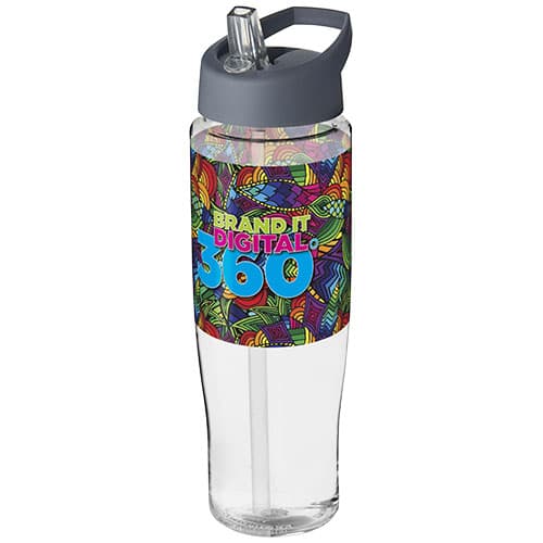 Bidon H2O Tempo® o pojemności 700 ml z wieczkiem z słomką