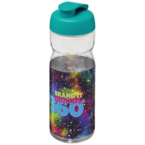 Bidon H2O Base® o pojemności 650 ml z wieczkiem zaciskowym