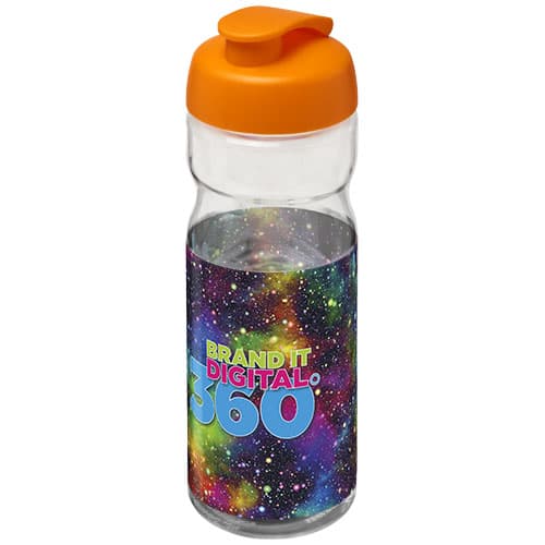Bidon H2O Base® o pojemności 650 ml z wieczkiem zaciskowym