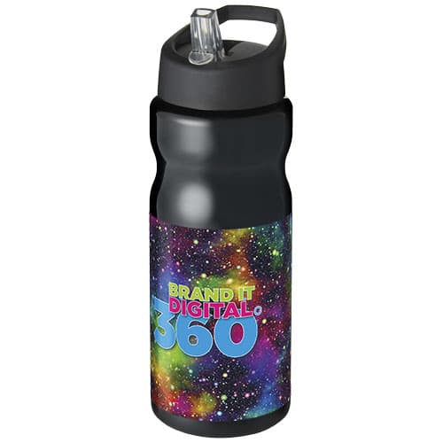 Bidon H2O Base® o pojemności 650 ml z wieczkiem z słomką