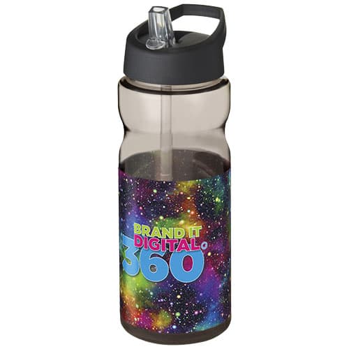 Bidon H2O Base® o pojemności 650 ml z wieczkiem z słomką