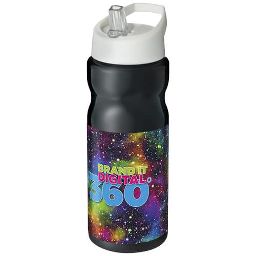 Bidon H2O Base® o pojemności 650 ml z wieczkiem z słomką