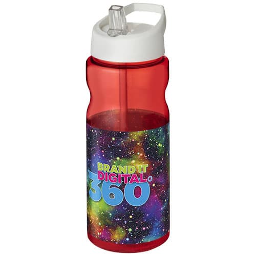 Bidon H2O Base® o pojemności 650 ml z wieczkiem z słomką