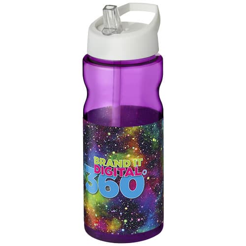 Bidon H2O Base® o pojemności 650 ml z wieczkiem z słomką