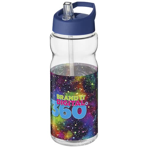 Bidon H2O Base® o pojemności 650 ml z wieczkiem z słomką