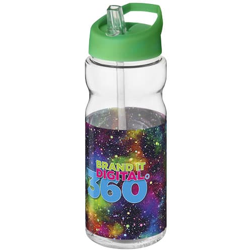 Bidon H2O Base® o pojemności 650 ml z wieczkiem z słomką