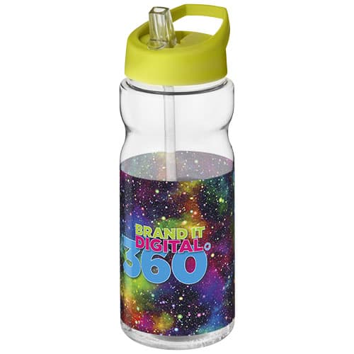 Bidon H2O Base® o pojemności 650 ml z wieczkiem z słomką